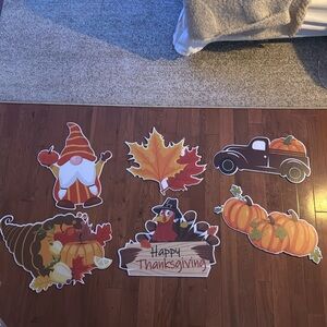 Thanksgiving yard signs